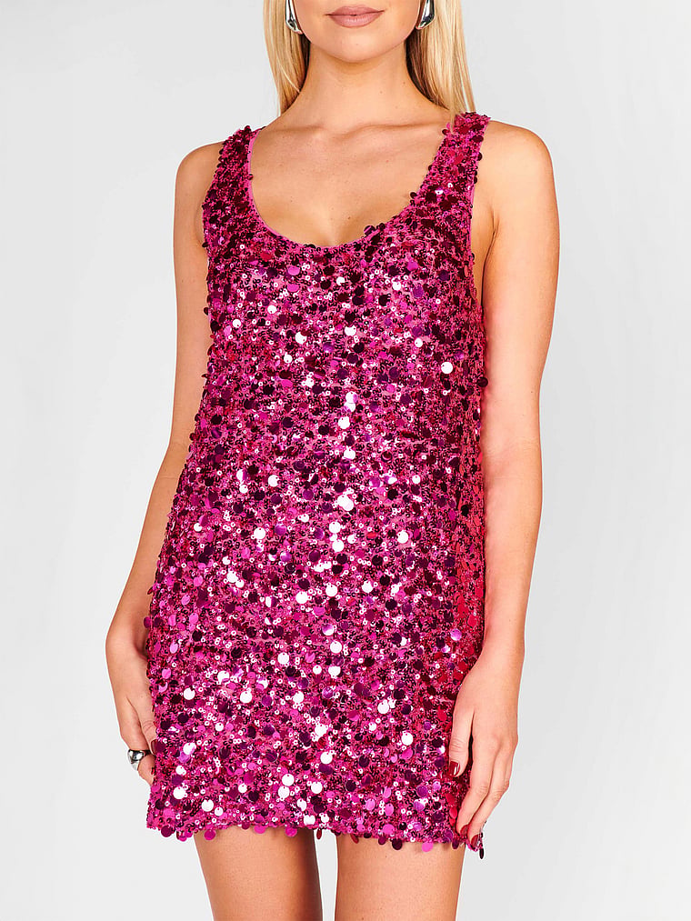 Мини-Платье для работы после работы Show Me Your Mumu, rich magenta sequins
Мини-Платье для работы после работы Show Me Your Mumu, rich magenta sequins