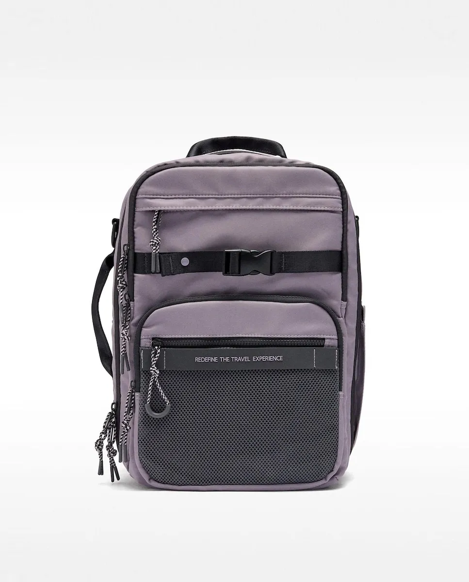 Женская дорожная сумка-рюкзак для ручной клади с несколькими отделениями и гладкой молнией Parfois, сиреневый
Женская дорожная сумка-рюкзак для ручной клади с несколькими отделениями и гладкой молнией Parfois, сиреневый