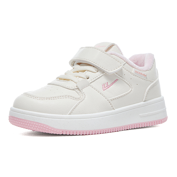 WARRIOR Детские кроссовки для скейтбординга с низким верхом, устойчивые к скольжению, бежево-розовые 
WARRIOR Детские кроссовки для скейтбординга с низким верхом, устойчивые к скольжению, бежево-розовые