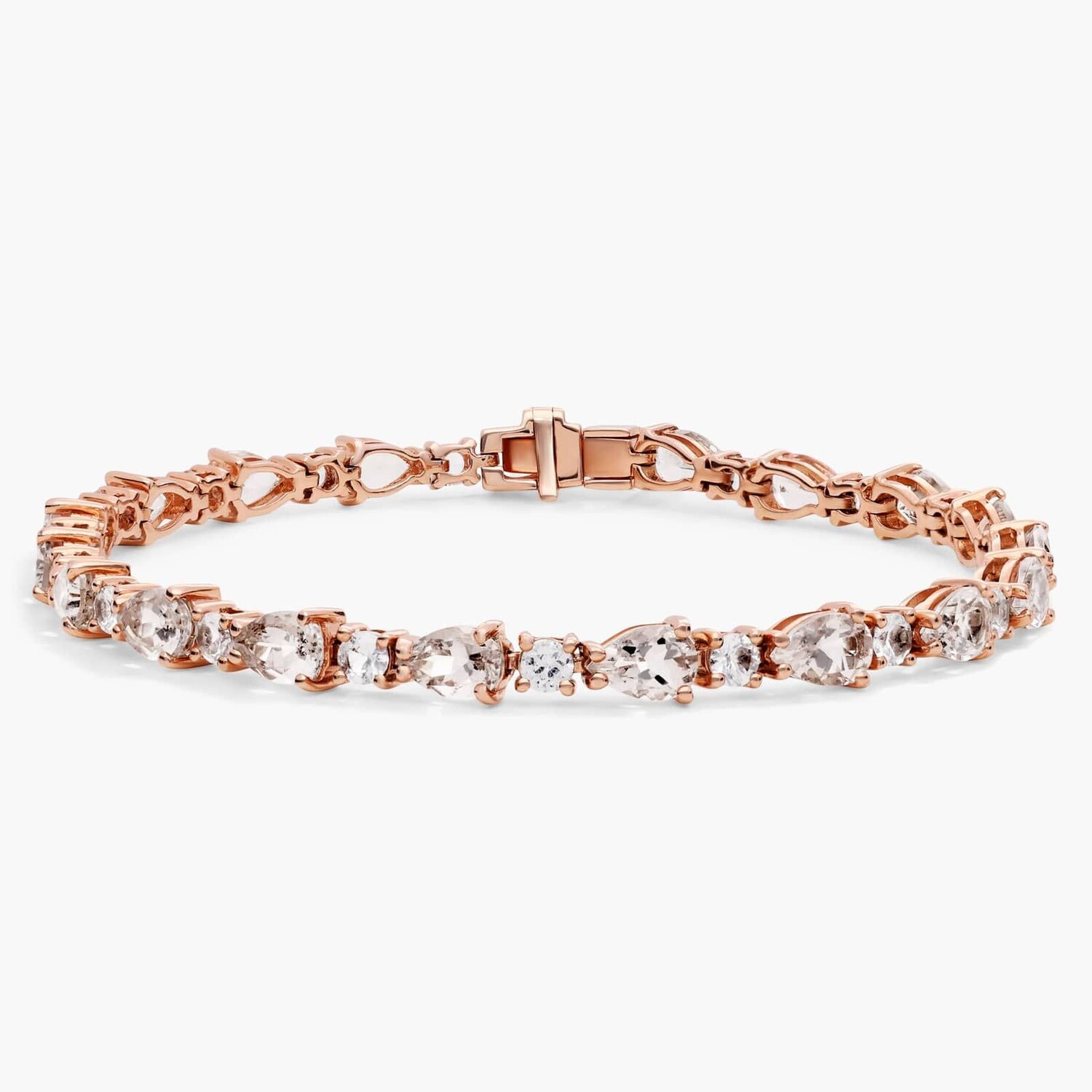 Браслет из розового золота 14 карат с грушевидным морганитом и белым сапфиром Blue Nile
Браслет из розового золота 14 карат с грушевидным морганитом и белым сапфиром Blue Nile