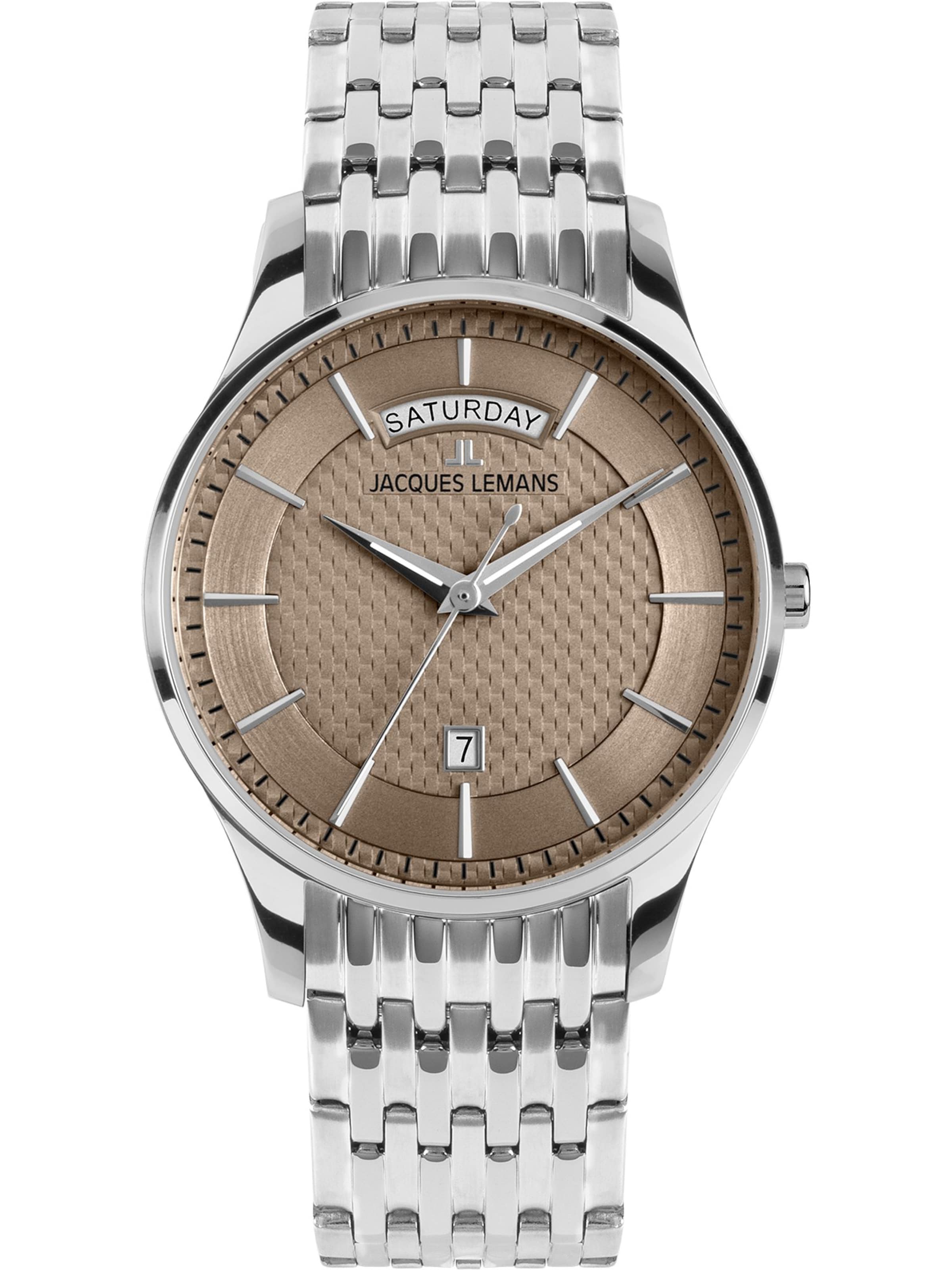 Jacques Lemans Серебряные аналоговые часы
Jacques Lemans Серебряные аналоговые часы