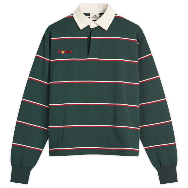 Футболка с воротником в полоску от солнца Sundayfruitmarket, зеленый
Футболка с воротником в полоску от солнца Sundayfruitmarket, зеленый