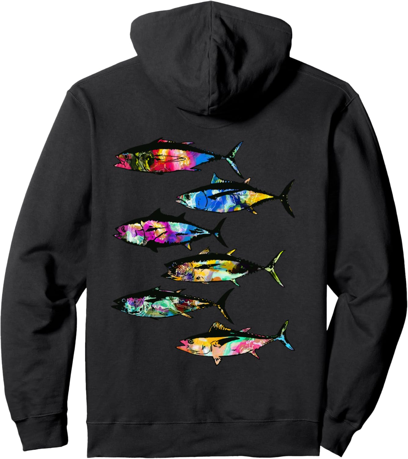 Рыболовная толстовка, окрашенная в цвет тунца Thunnus Tunny Long-Finned Tuna, черный
Рыболовная толстовка, окрашенная в цвет тунца Thunnus Tunny Long-Finned Tuna, черный