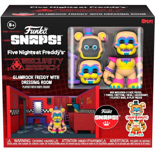 Фигура щелкает! Five Night At Freddys Glamrock Фредди с гримеркой Funko
Фигура щелкает! Five Night At Freddys Glamrock Фредди с гримеркой Funko
