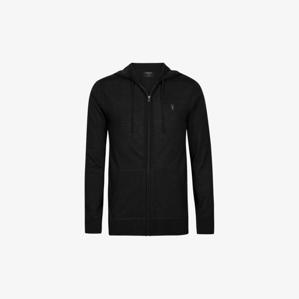 Толстовка Mode из мериносовой шерсти с застежкой-молнией Allsaints, черный
Толстовка Mode из мериносовой шерсти с застежкой-молнией Allsaints, черный