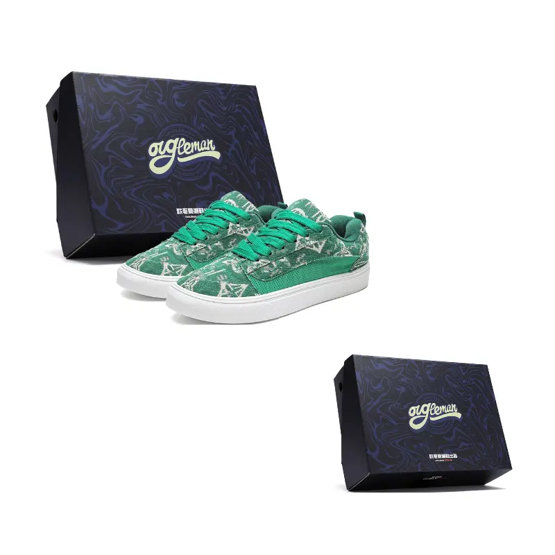 OUGLEMEN Износостойкие легкие противоскользящие кедлы унисекс низкие зеленые (коробка), цвет Green (Box)
OUGLEMEN Износостойкие легкие противоскользящие кедлы унисекс низкие зеленые (коробка), цвет Green (Box)