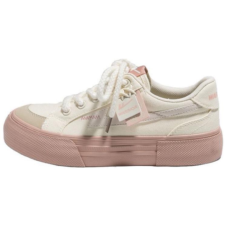 Кеды, скейтборд обувь женская низкая бежевый/розовый Warrior
Кеды, скейтборд обувь женская низкая бежевый/розовый Warrior