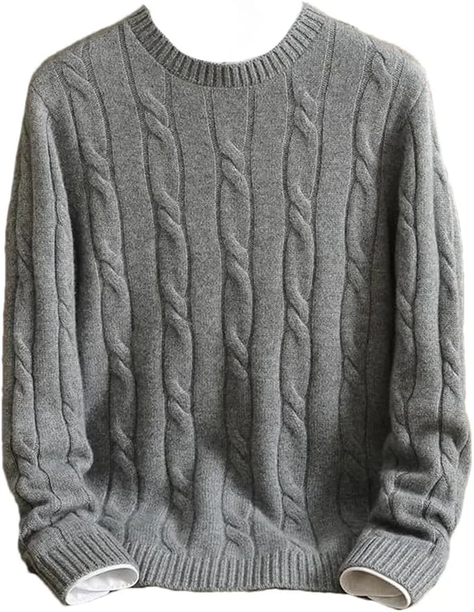 Мужской зимний шерстяной свитер с круглым вырезом Dvbfufv
Мужской зимний шерстяной свитер с круглым вырезом Dvbfufv