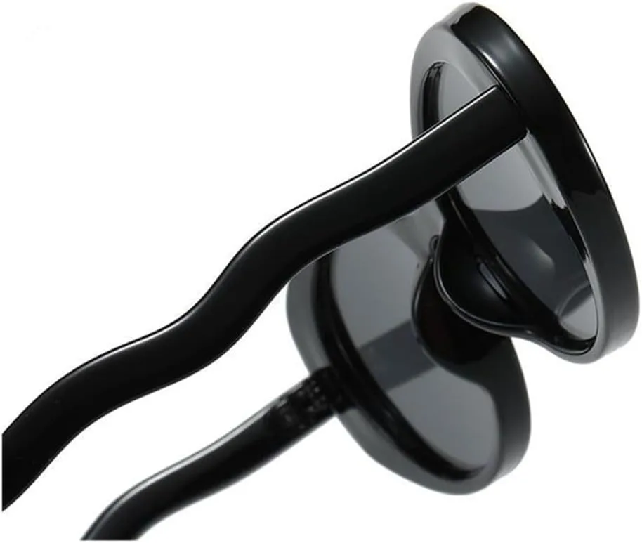 Солнцезащитные очки с защитой от УФ-излучения, овальные очки, очки с волнистыми дужками, солнцезащитные очки в стиле хип-хоп LXLHWN, Demi
Солнцезащитные очки с защитой от УФ-излучения, овальные очки, очки с волнистыми дужками, солнцезащитные очки в стиле хип-хоп LXLHWN, Demi