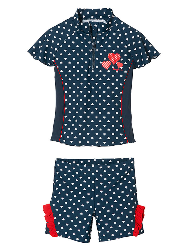 Купальник Playshoes 2tlg Badeoutfit Herzchen, темно-синий
Купальник Playshoes 2tlg Badeoutfit Herzchen, темно-синий