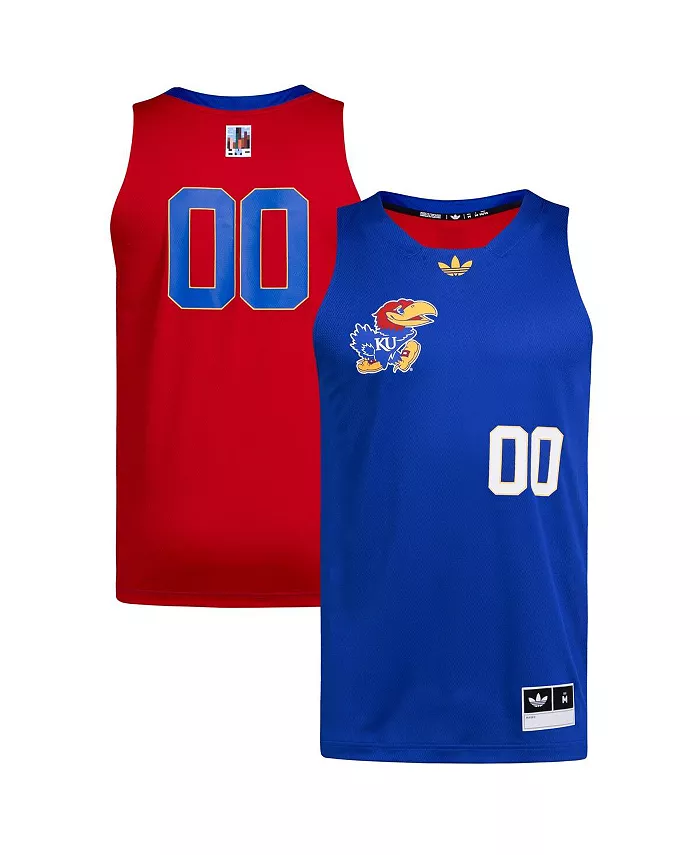 Мужская баскетбольная майка 00 Royal/Red Kansas Jayhawks Black History Month adidas
Мужская баскетбольная майка 00 Royal/Red Kansas Jayhawks Black History Month adidas