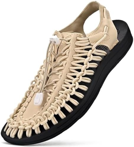 Мужские спортивные сандалии из веревки, рыбацкая обувь, мужские ручные плетеные туфли, удобные и легкие пляжные сандалии из шнура Proptmina, черный
Мужские спортивные сандалии из веревки, рыбацкая обувь, мужские ручные плетеные туфли, удобные и легкие пляжные сандалии из шнура Proptmina, черный