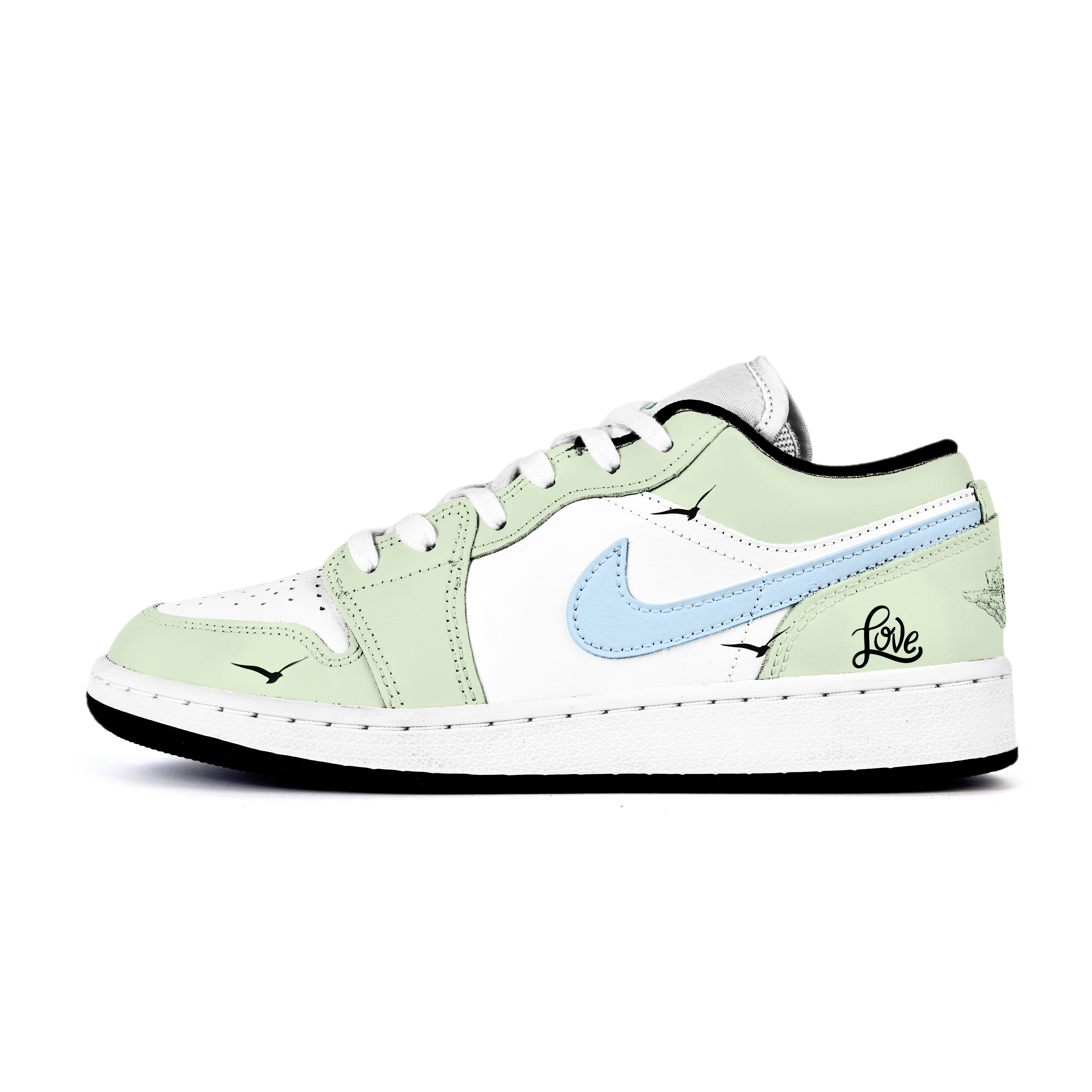 Баскетбольные кроссовки Air 1 с нескользящей подошвой, износостойкие, амортизирующие, с низким верхом для детей и подростков Jordan, зеленый 
Баскетбольные кроссовки Air 1 с нескользящей подошвой, износостойкие, амортизирующие, с низким верхом для детей и подростков Jordan, зеленый