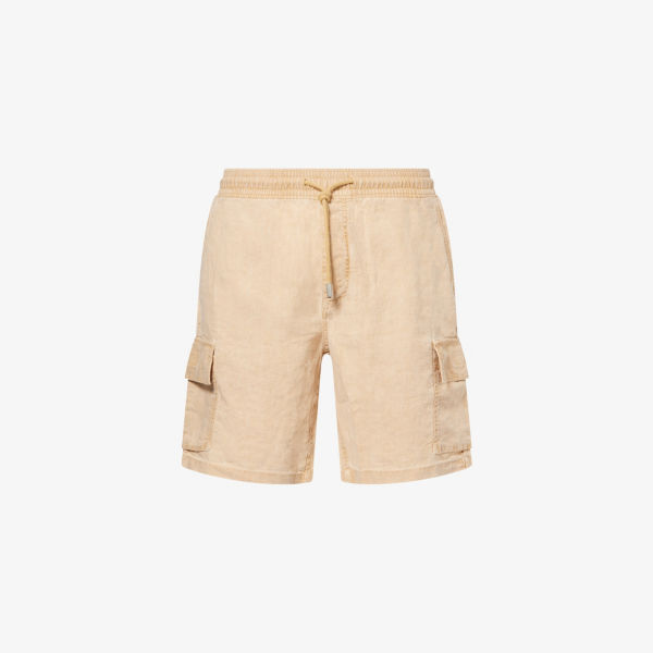 Шорты льняные Vilebrequin Baie с клапанами на карманах, кофейный
Шорты льняные Vilebrequin Baie с клапанами на карманах, кофейный