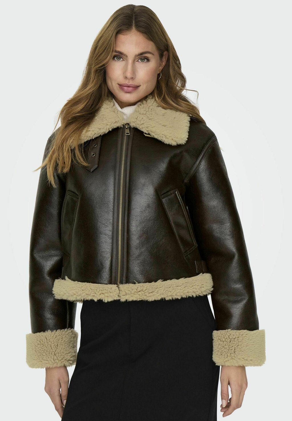 Куртка из искусственной кожи ONLY, черный
Куртка из искусственной кожи ONLY, черный