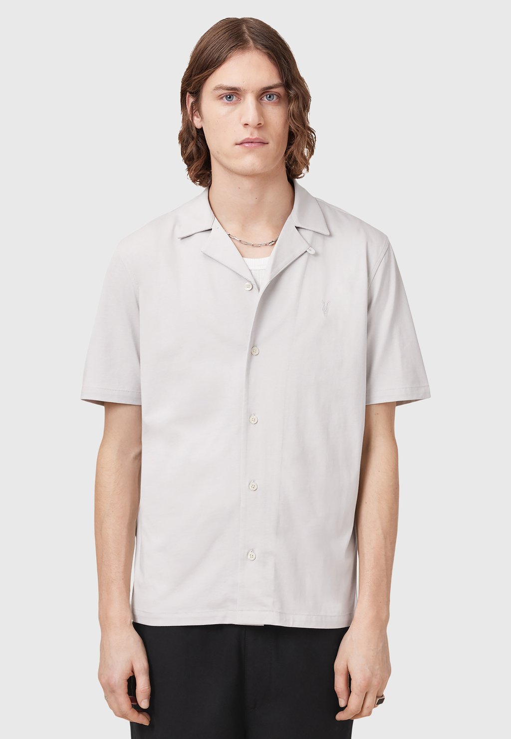 Рубашка HUDSON AllSaints, серый 
Рубашка HUDSON AllSaints, серый