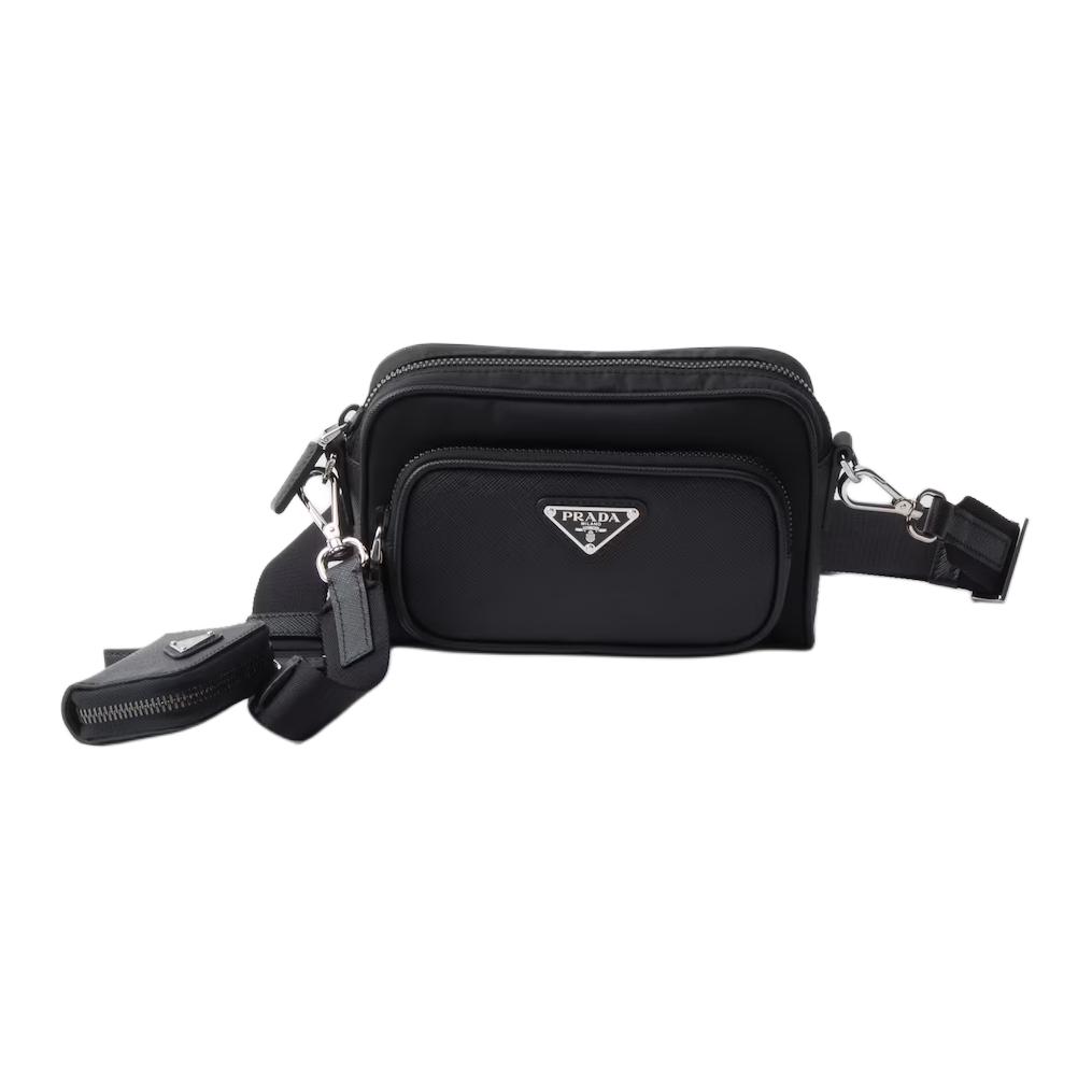 PRADA Сумка через плечо из кожи Saffiano, черная, унисекс
PRADA Сумка через плечо из кожи Saffiano, черная, унисекс