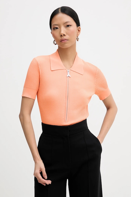 Поло Patrizia Pepe, оранжевый
Поло Patrizia Pepe, оранжевый