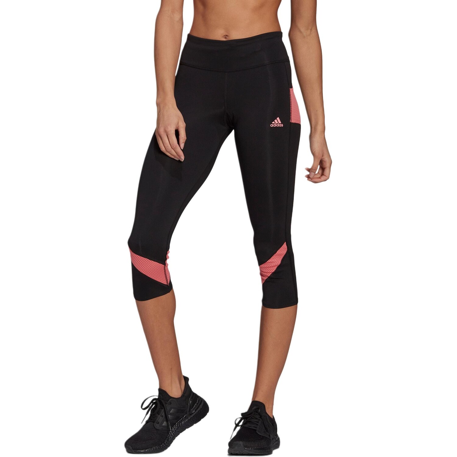 Спортивные брюки женские черные/розовые Adidas
Спортивные брюки женские черные/розовые Adidas