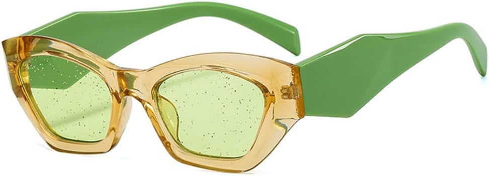 Модные солнцезащитные очки неправильной формы «кошачий глаз» для женщин, винтажные, розово-фиолетовые, с защитой от УФ-излучения UV400, для мужчин LVTFCO, Champagne Green
Модные солнцезащитные очки неправильной формы «кошачий глаз» для женщин, винтажные, розово-фиолетовые, с защитой от УФ-излучения UV400, для мужчин LVTFCO, Champagne Green