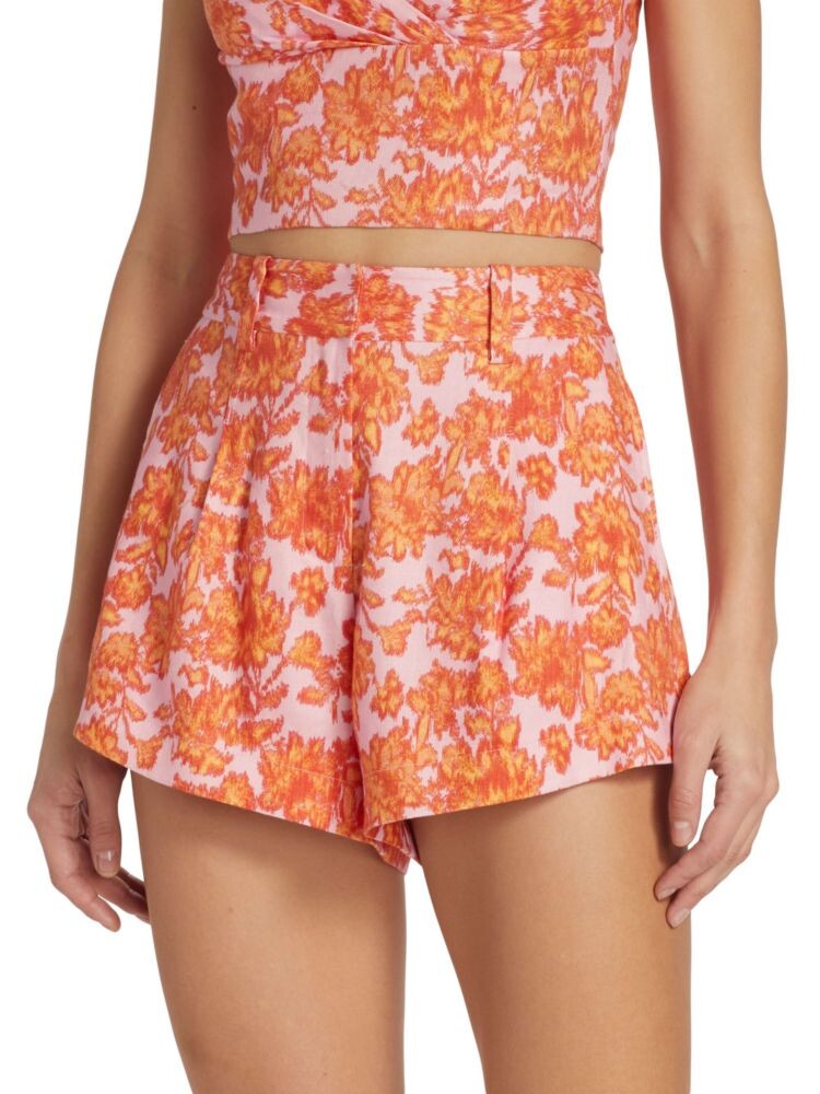 Шорты из смесового льна Vadella с цветочным принтом Derek Lam 10 Crosby, цвет Orange Rose
Шорты из смесового льна Vadella с цветочным принтом Derek Lam 10 Crosby, цвет Orange Rose