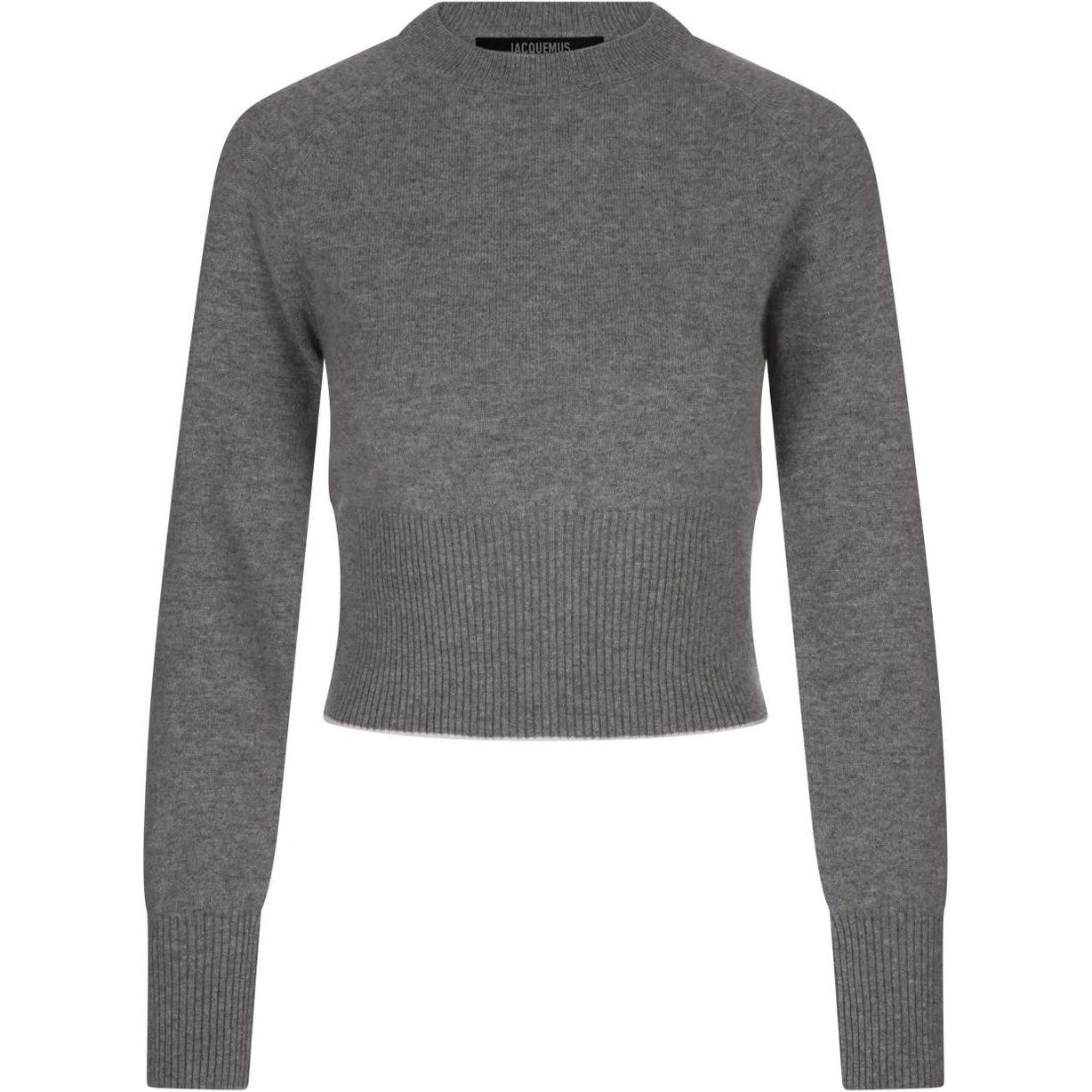 Джемпер вязаный La Maille Soglia Jacquemus, серый
Джемпер вязаный La Maille Soglia Jacquemus, серый