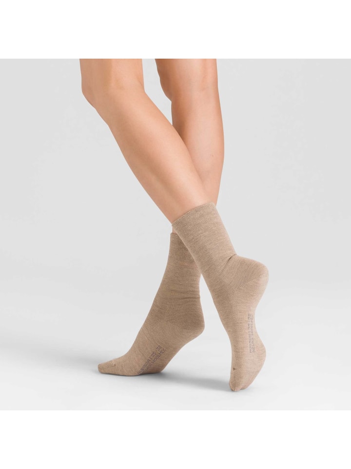 Носки Relax Woolmix Clima с функцией климат-контроля бежевого меланжа. Hudson
Носки Relax Woolmix Clima с функцией климат-контроля бежевого меланжа. Hudson