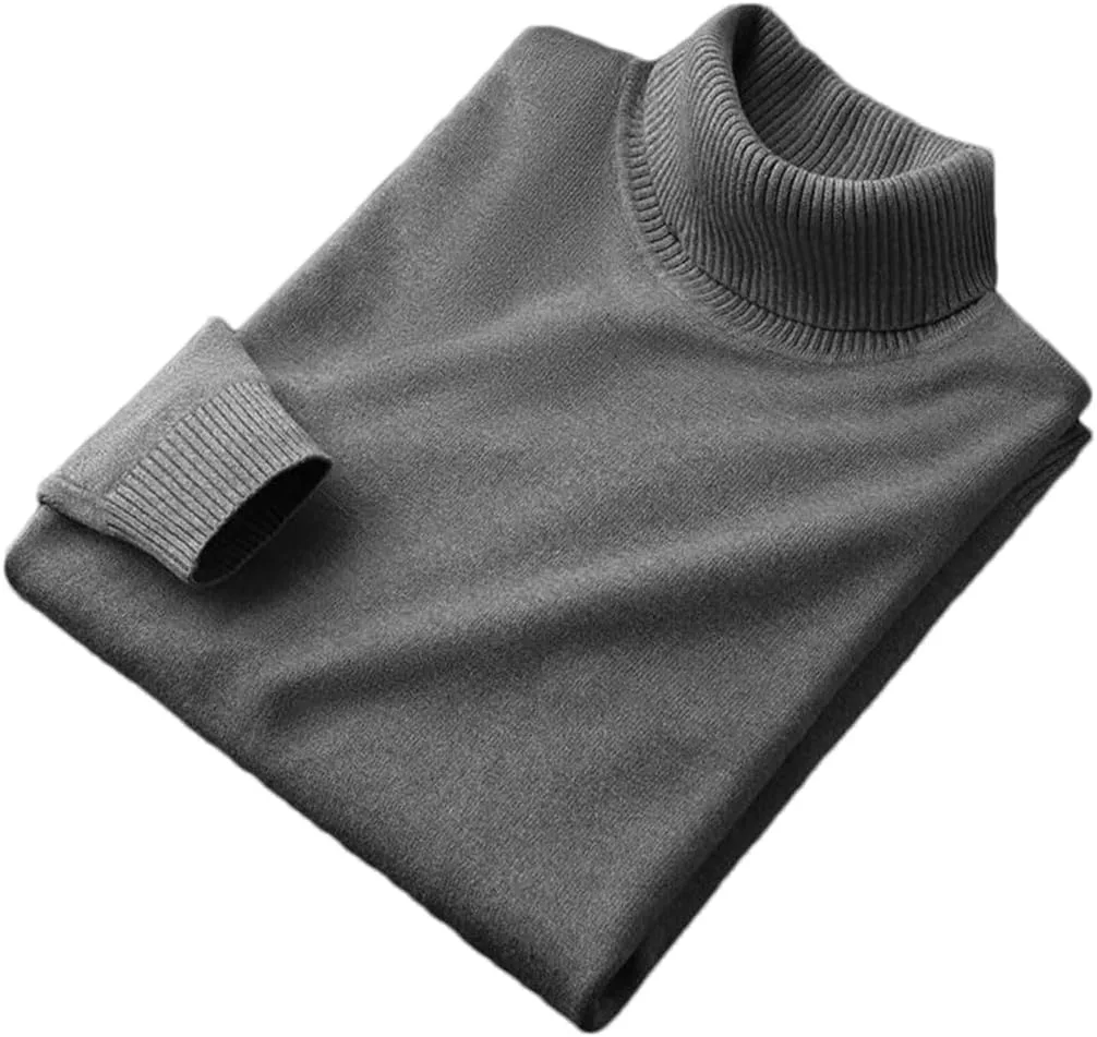 Мужской ретро-свитер с длинным рукавом, высокий воротник
Мужской ретро-свитер с длинным рукавом, высокий воротник