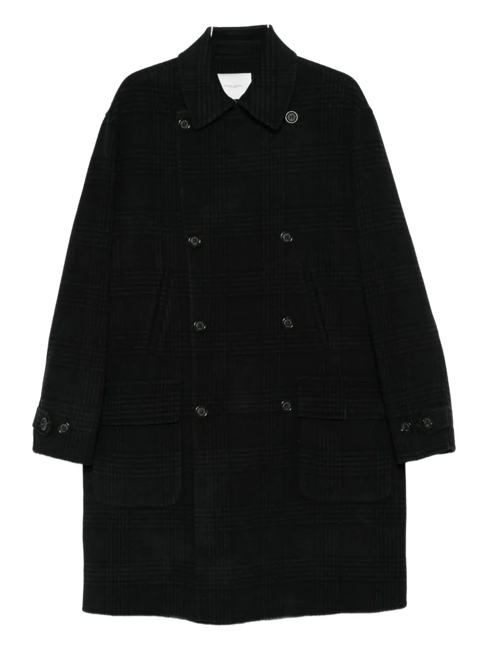 Клетчатое пальто Paolo Pecora, черный
Клетчатое пальто Paolo Pecora, черный