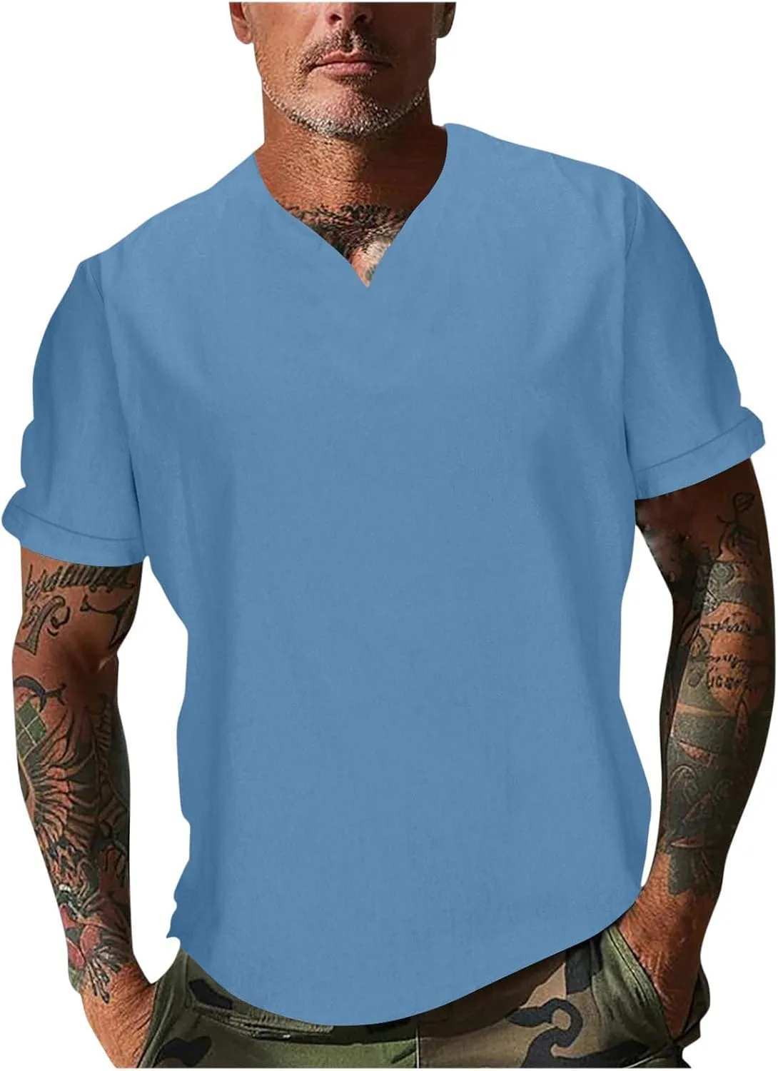 Мужская футболка Regular-Fit с коротким рукавом, Plus Size
Мужская футболка Regular-Fit с коротким рукавом, Plus Size