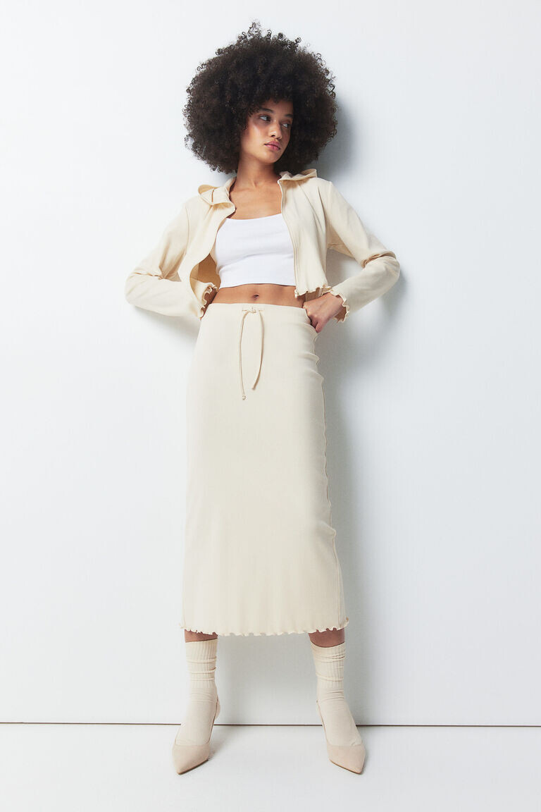 Юбка-карандаш из джерси H&M, бежевый
Юбка-карандаш из джерси H&M, бежевый