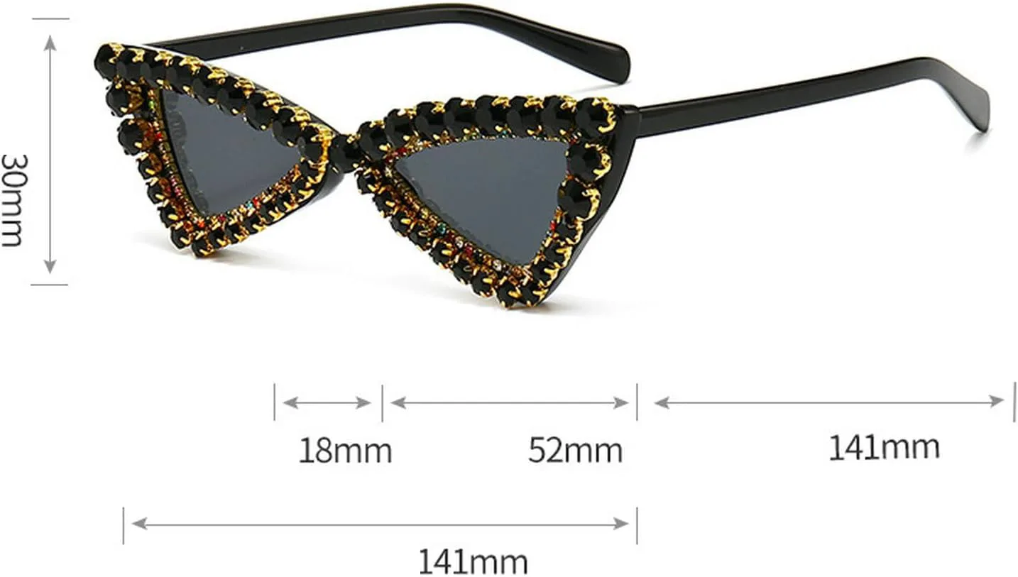 willochra Милые женские солнцезащитные очки с бабочками и стразами, «кошачий глаз», бриллиантовые солнцезащитные очки с кристальным блеском для женщин, Black
willochra Милые женские солнцезащитные очки с бабочками и стразами, «кошачий глаз», бриллиантовые солнцезащитные очки с кристальным блеском для женщин, Black