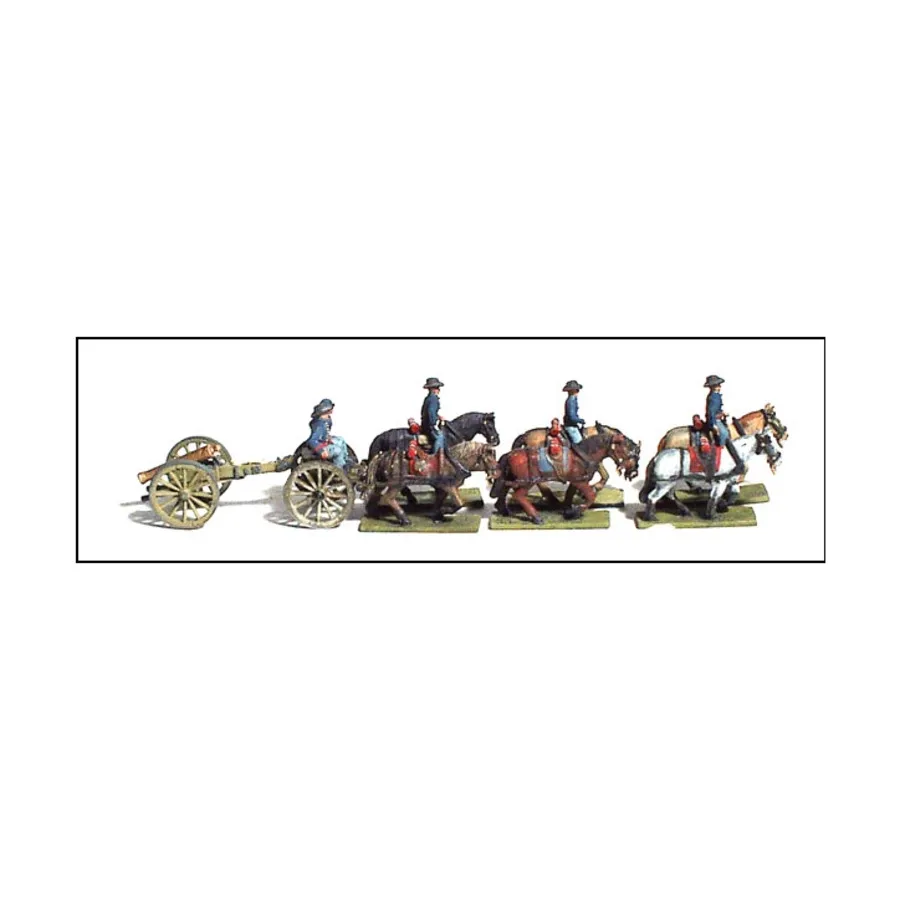 Limbered Cannon № 2 с командой — США, Micro Force American Civil War Figures - Limbered Artillery (10mm)
Limbered Cannon № 2 с командой — США, Micro Force American Civil War Figures - Limbered Artillery (10mm)
