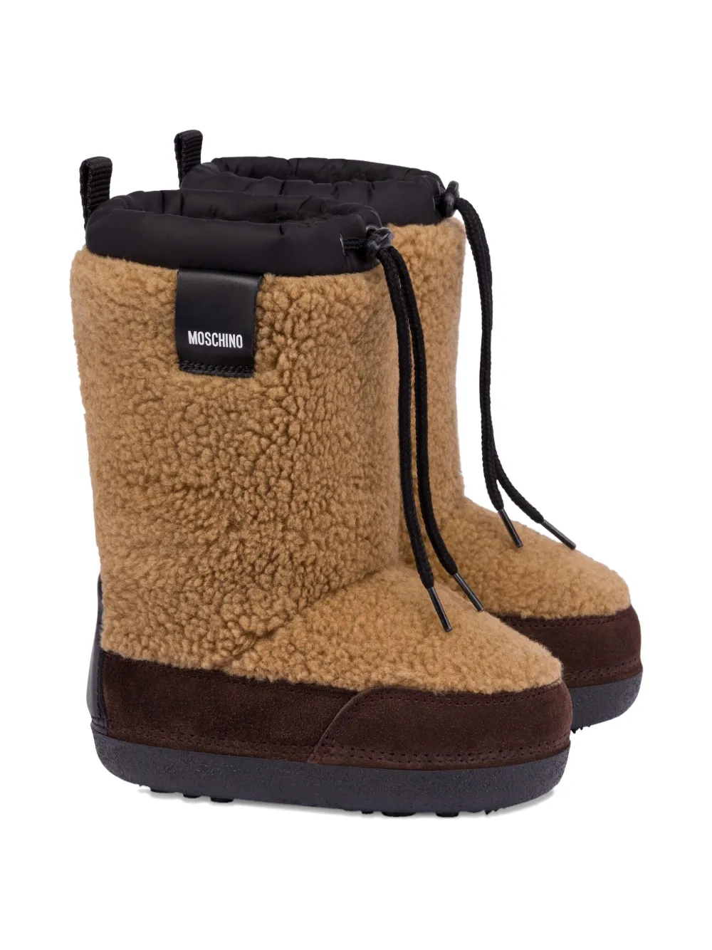 Сапоги с кулиской Moschino Kids, коричневый
Сапоги с кулиской Moschino Kids, коричневый