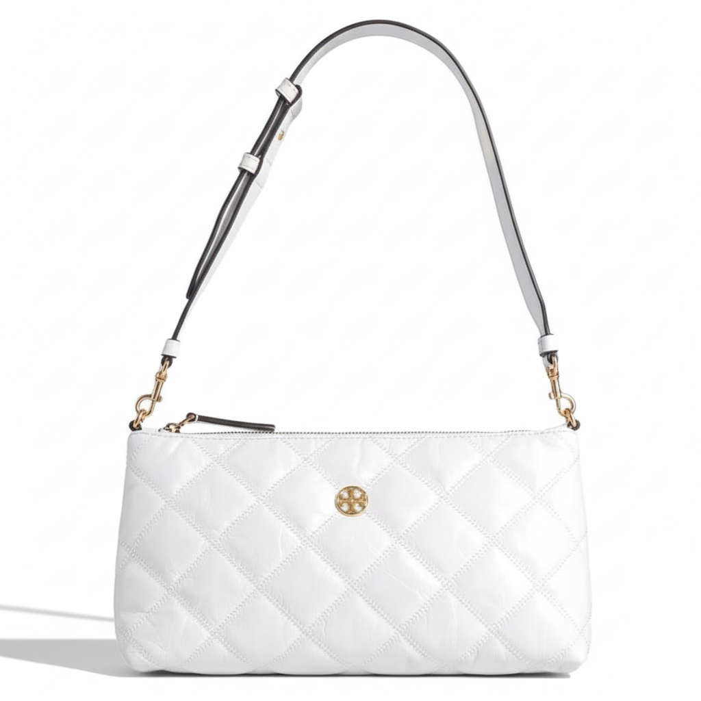 TORY BURCH Сумка через плечо женская с застежкой-молнией и логотипом бренда, белая
TORY BURCH Сумка через плечо женская с застежкой-молнией и логотипом бренда, белая