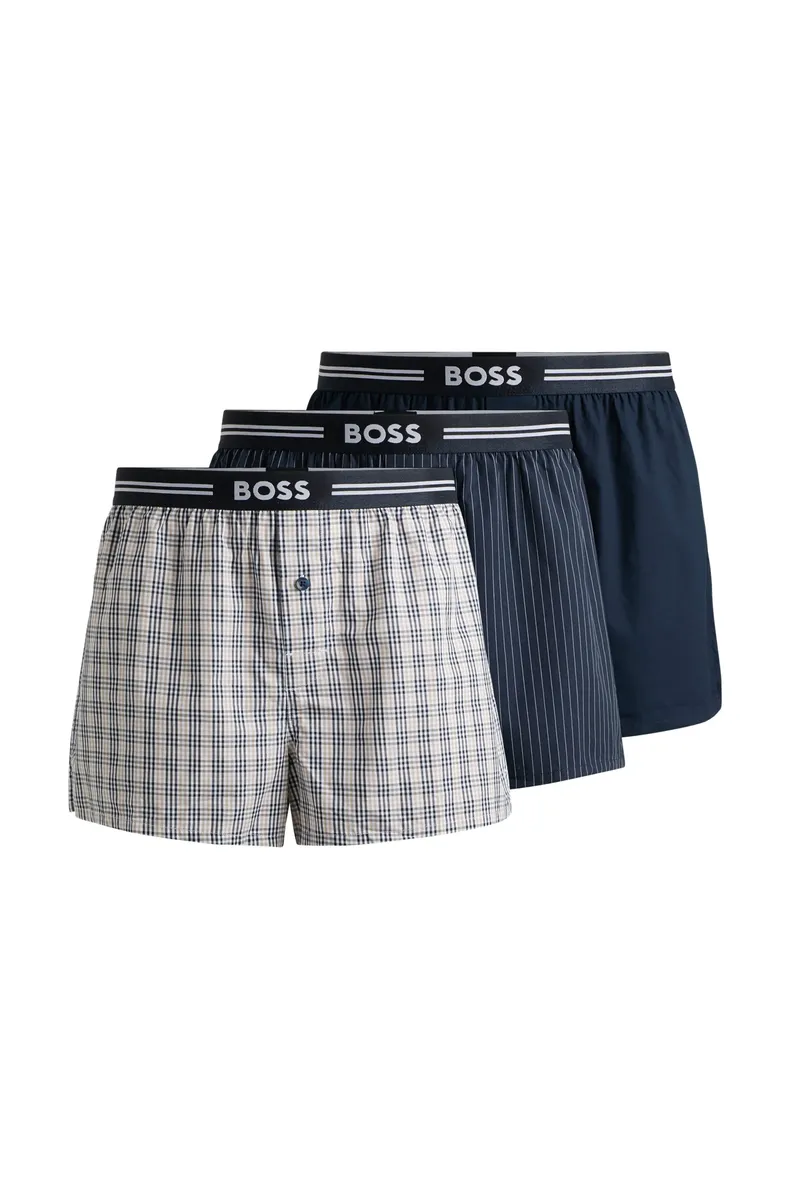 Боксеры BOSS "3P Woven Boxer" (3 шт. в упаковке, 3 шт. в упаковке), с пуговицами, бежевый
Боксеры BOSS "3P Woven Boxer" (3 шт. в упаковке, 3 шт. в упаковке), с пуговицами, бежевый