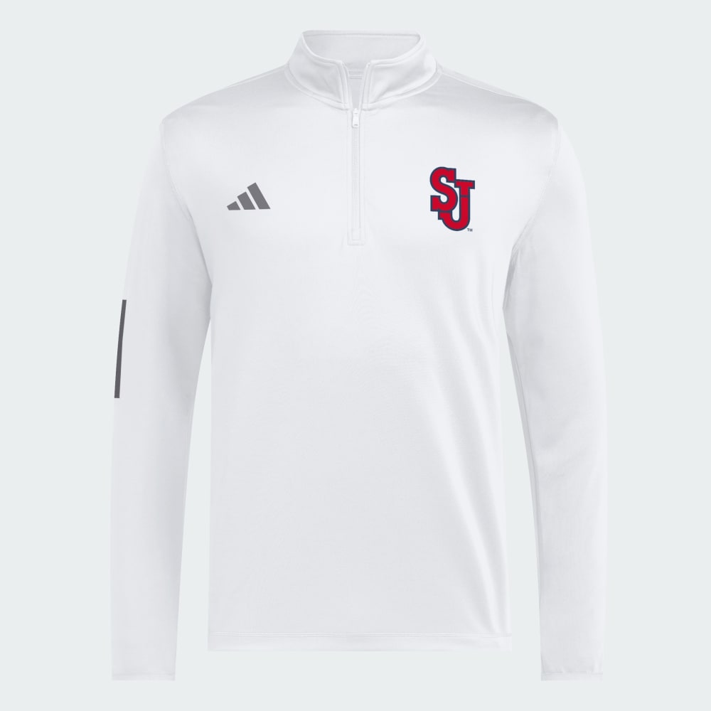 Пуловер Adidas St. John's Half-Zip Golf Pullover, цвет White/Black/Ncaa-Stj-733
Пуловер Adidas St. John's Half-Zip Golf Pullover, цвет White/Black/Ncaa-Stj-733