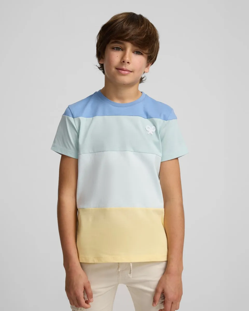 Детская футболка с широкими полосками и короткими рукавами Silbon, многоцветный
Детская футболка с широкими полосками и короткими рукавами Silbon, многоцветный