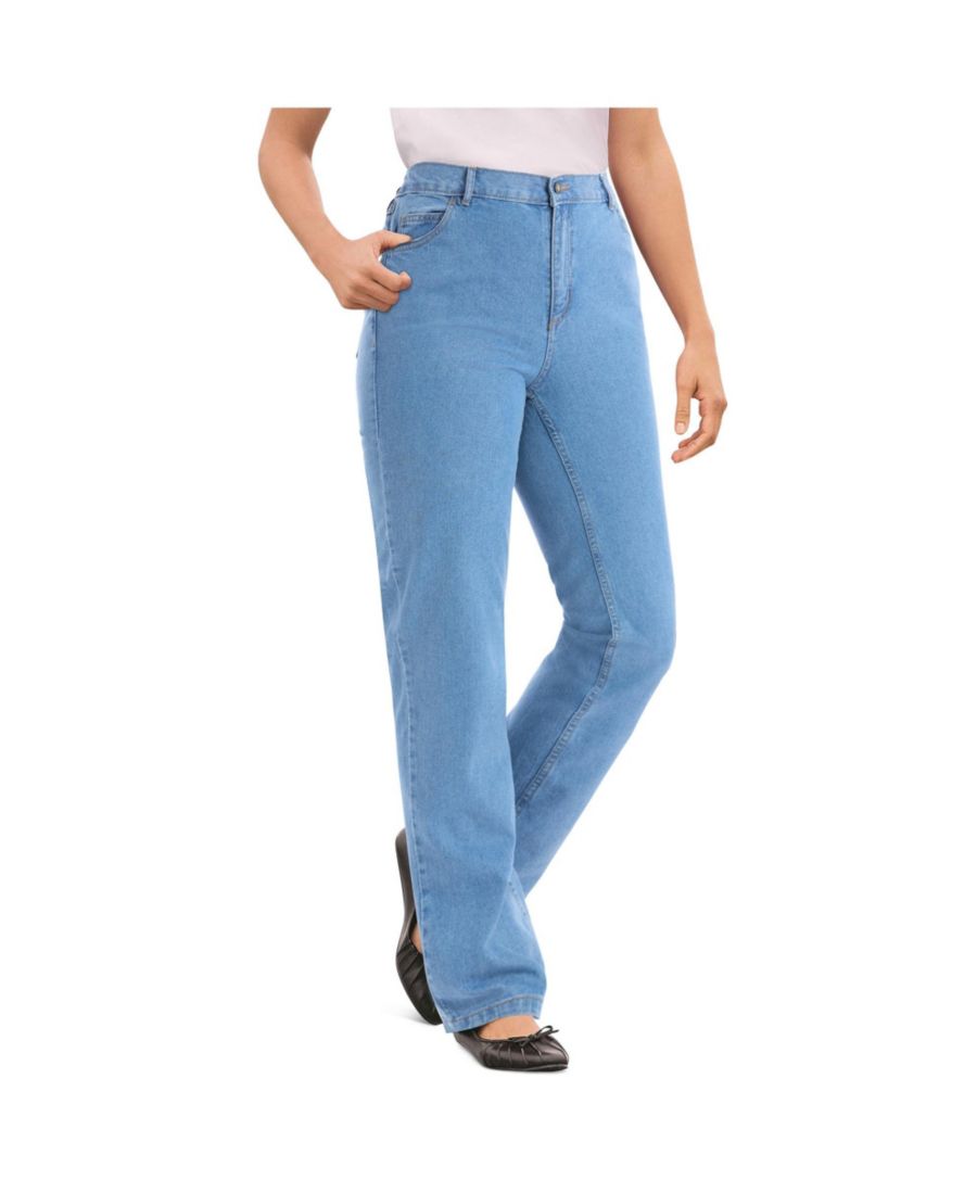 Женские джинсы Within Tall Perfect из хлопка с эластичной задней частью Woman Within, Light stonewash
Женские джинсы Within Tall Perfect из хлопка с эластичной задней частью Woman Within, Light stonewash