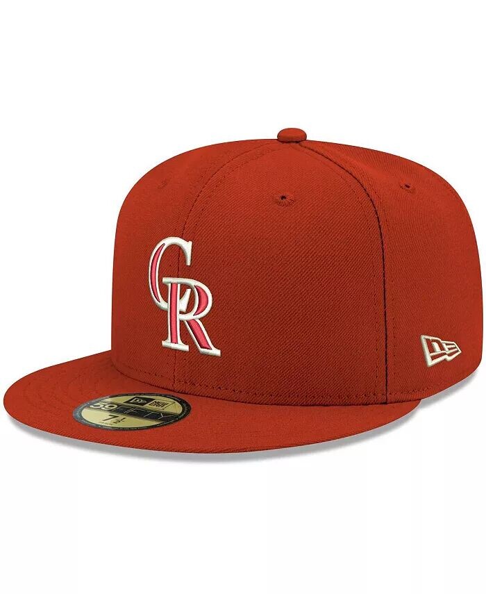 Мужская красная приталенная шляпа с логотипом Colorado Rockies 59FIFTY New Era
Мужская красная приталенная шляпа с логотипом Colorado Rockies 59FIFTY New Era