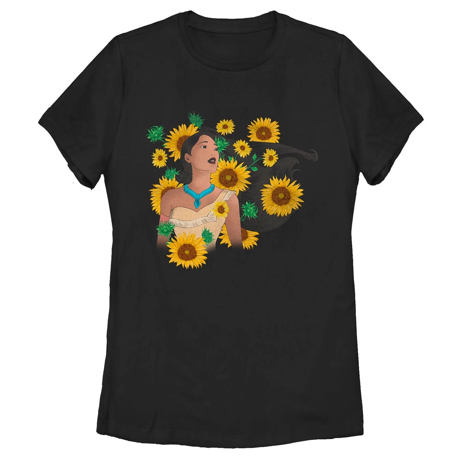 Футболка с цветочным портретом Disney's Pocahontas Juniors Licensed Character
Футболка с цветочным портретом Disney's Pocahontas Juniors Licensed Character