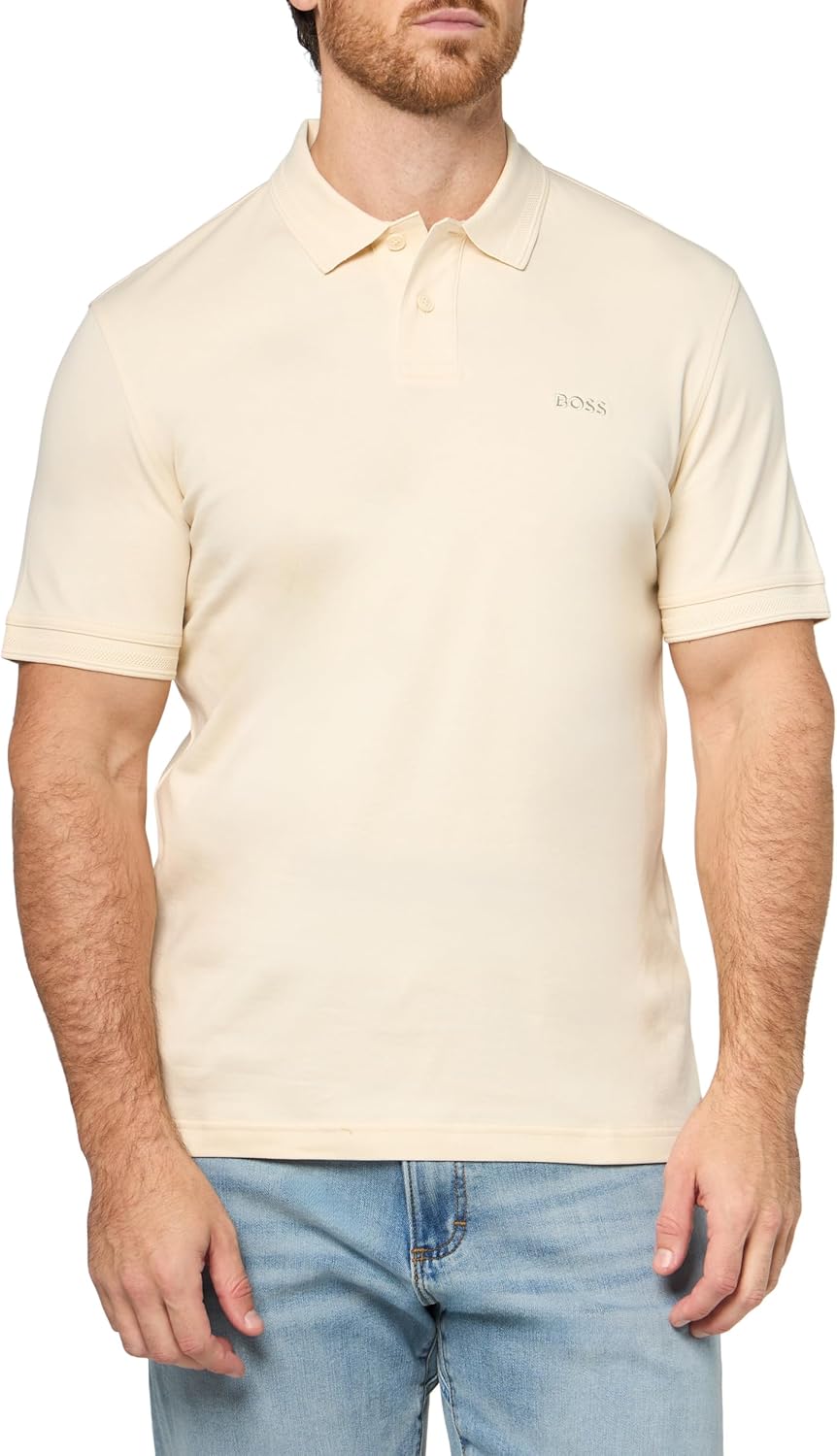 BOSS мужская поло с тональным логотипом, Seed Pearl, Белый, BOSS мужская поло с тональным логотипом, Seed Pearl
BOSS мужская поло с тональным логотипом, Seed Pearl, Белый, BOSS мужская поло с тональным логотипом, Seed Pearl