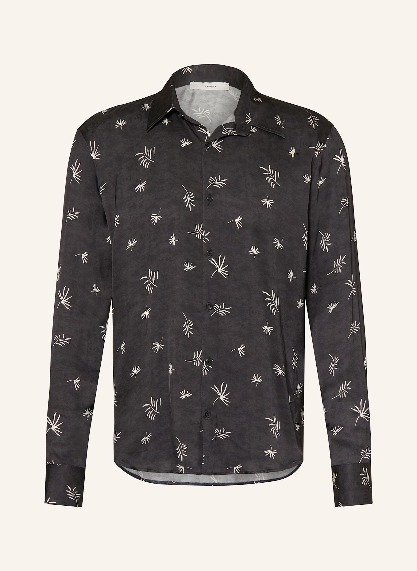 Атласная рубашка, стандартный крой I'M Brian, черный
Атласная рубашка, стандартный крой I'M Brian, черный