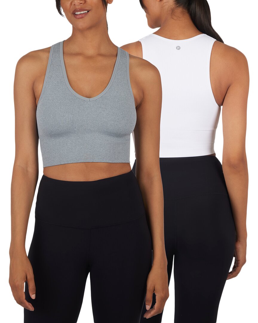 Yogalicious 2pk Бесшовный Высокий Кроп-Топ, серый
Yogalicious 2pk Бесшовный Высокий Кроп-Топ, серый
