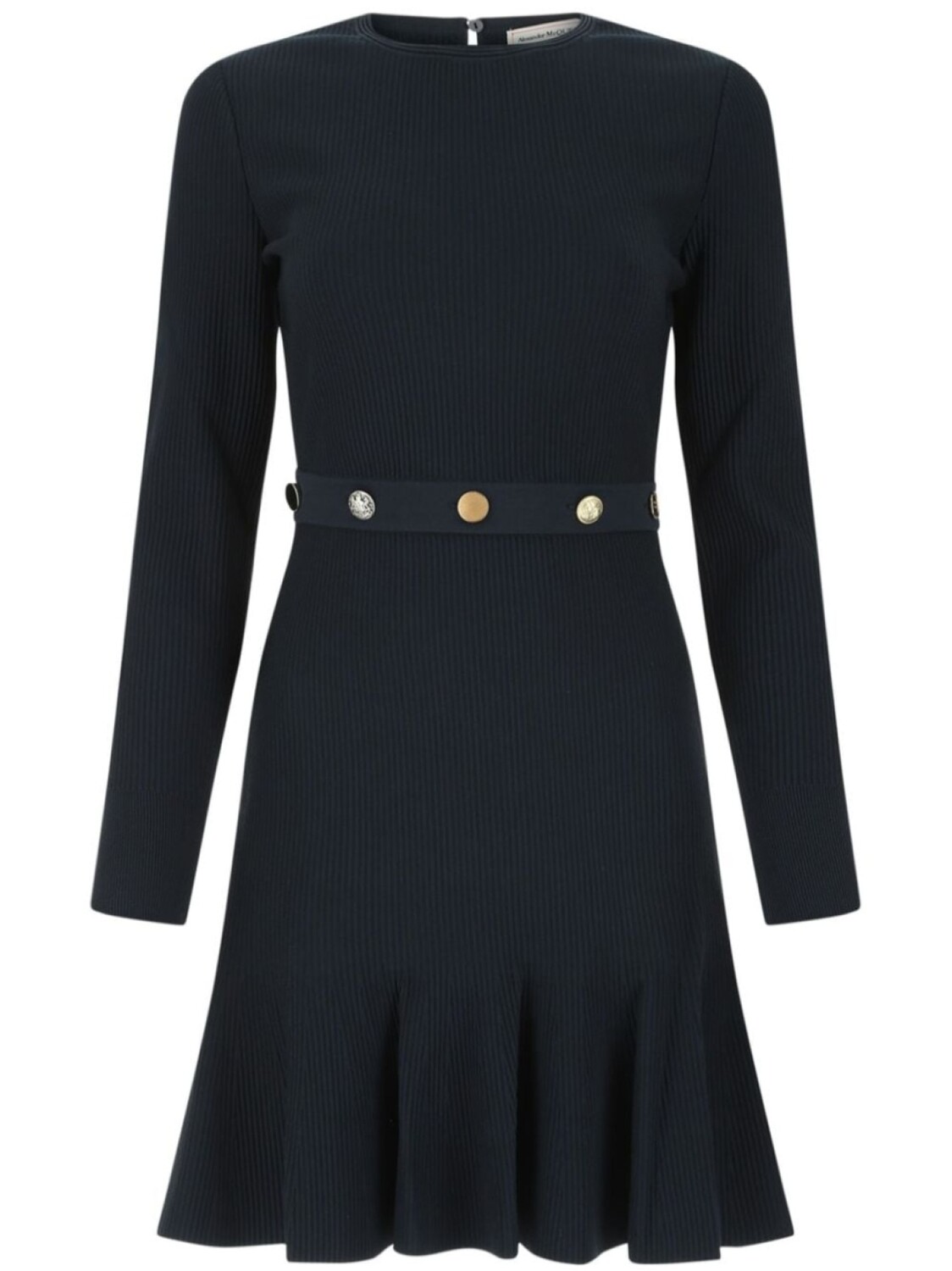 Alexander McQueen мини-платье из трикотажного полотна в рубчик, синий
Alexander McQueen мини-платье из трикотажного полотна в рубчик, синий