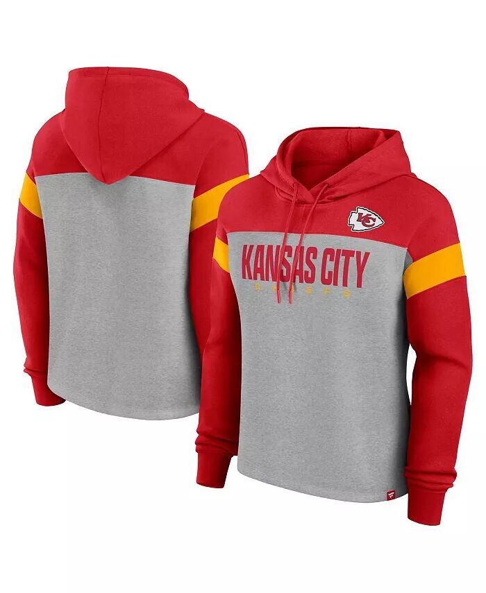 Женская толстовка-пуловер Kansas City Chiefs Bold Play Call цвета «серый/красный» Fanatics
Женская толстовка-пуловер Kansas City Chiefs Bold Play Call цвета «серый/красный» Fanatics