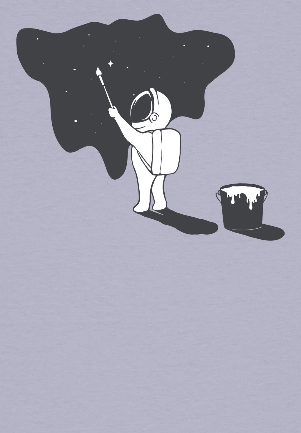 Футболка с принтом PAINTING SPACE watapparel, сиреневый
Футболка с принтом PAINTING SPACE watapparel, сиреневый