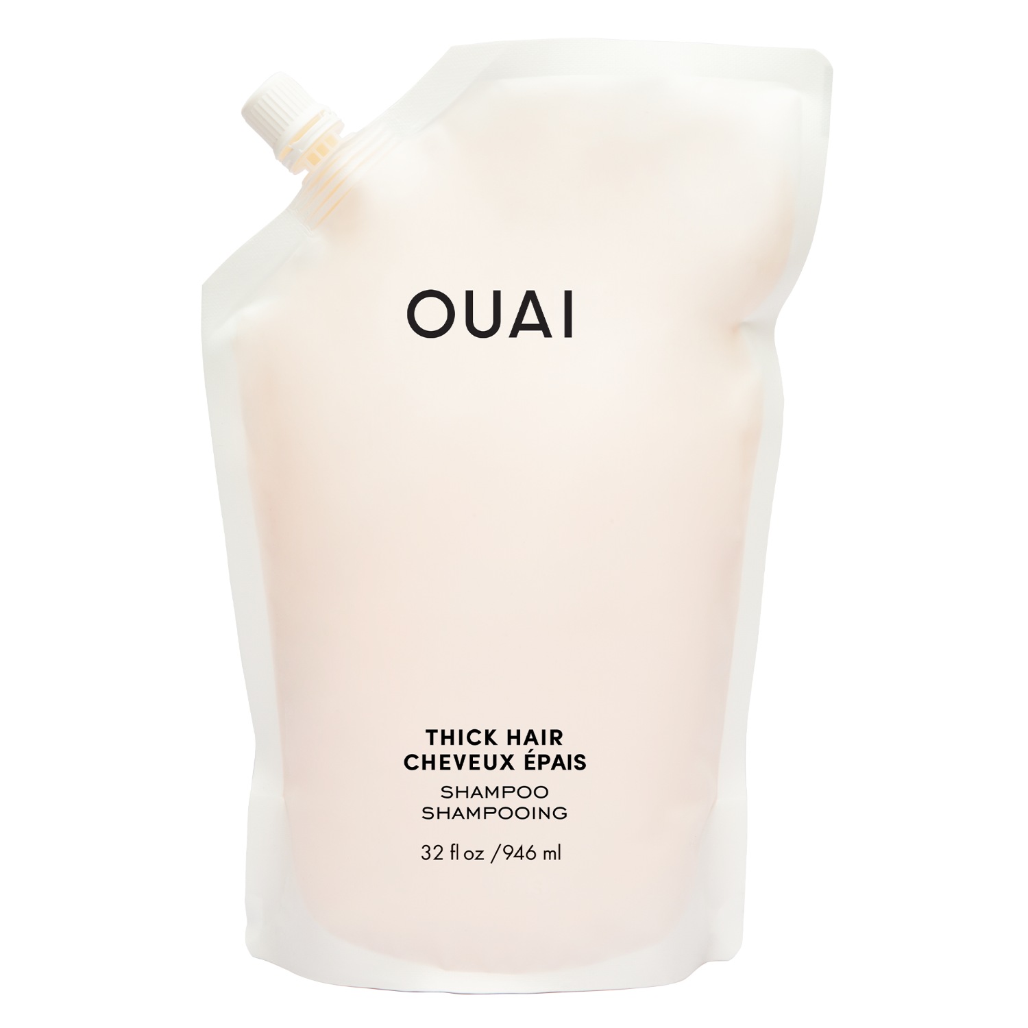 Шампунь thick - pouch Ouai, объем 946 мл
Шампунь thick - pouch Ouai, объем 946 мл
