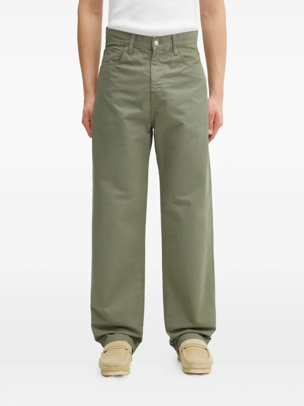 Брюки с нашивкой-логотипом CARHARTT WIP, зеленый
Брюки с нашивкой-логотипом CARHARTT WIP, зеленый