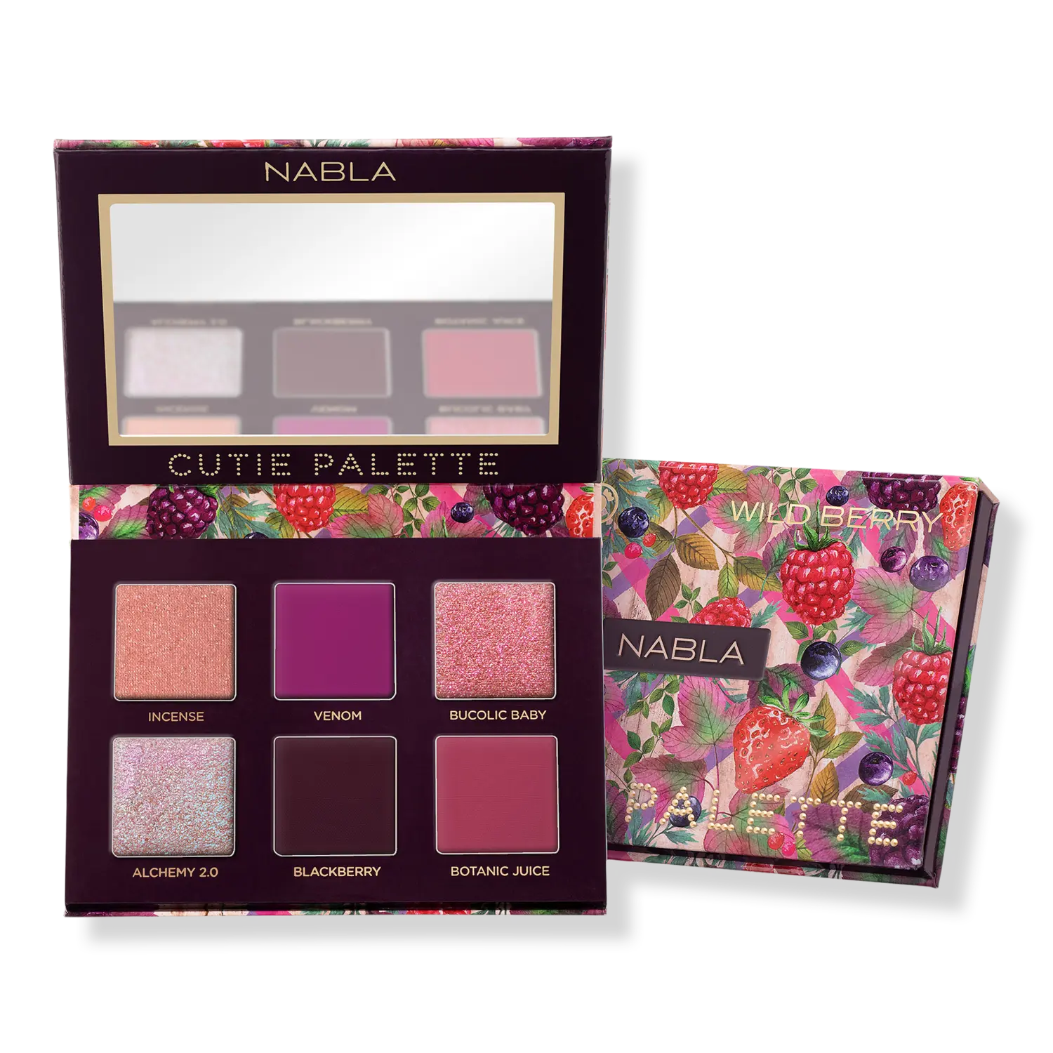 Тени для век Cutie Palette Wild Berry NABLA
Тени для век Cutie Palette Wild Berry NABLA